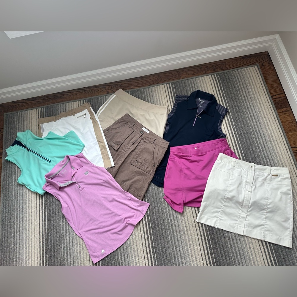 Lot of Women’s Golf Clothes..size 4